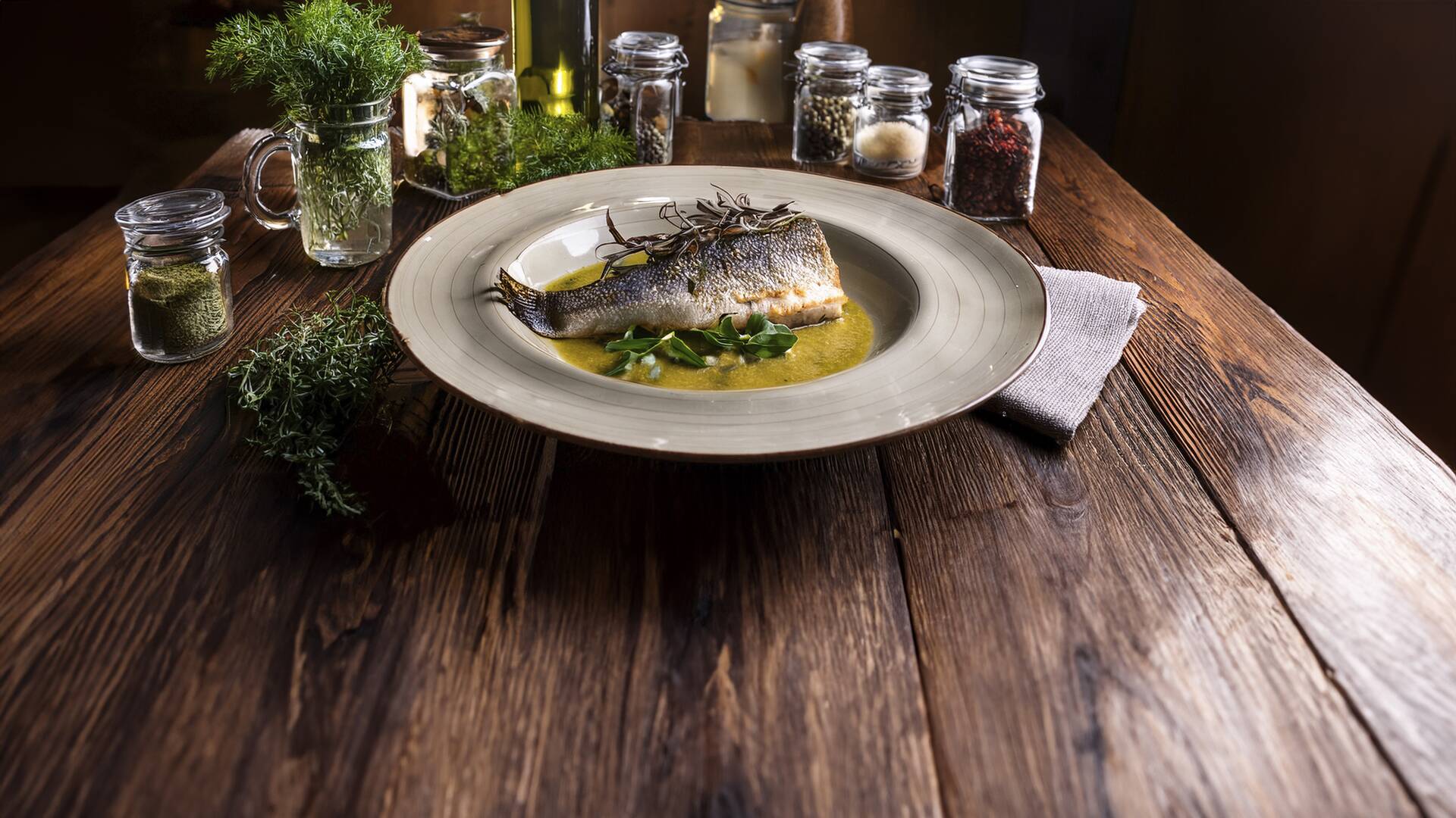 Pesca y chef